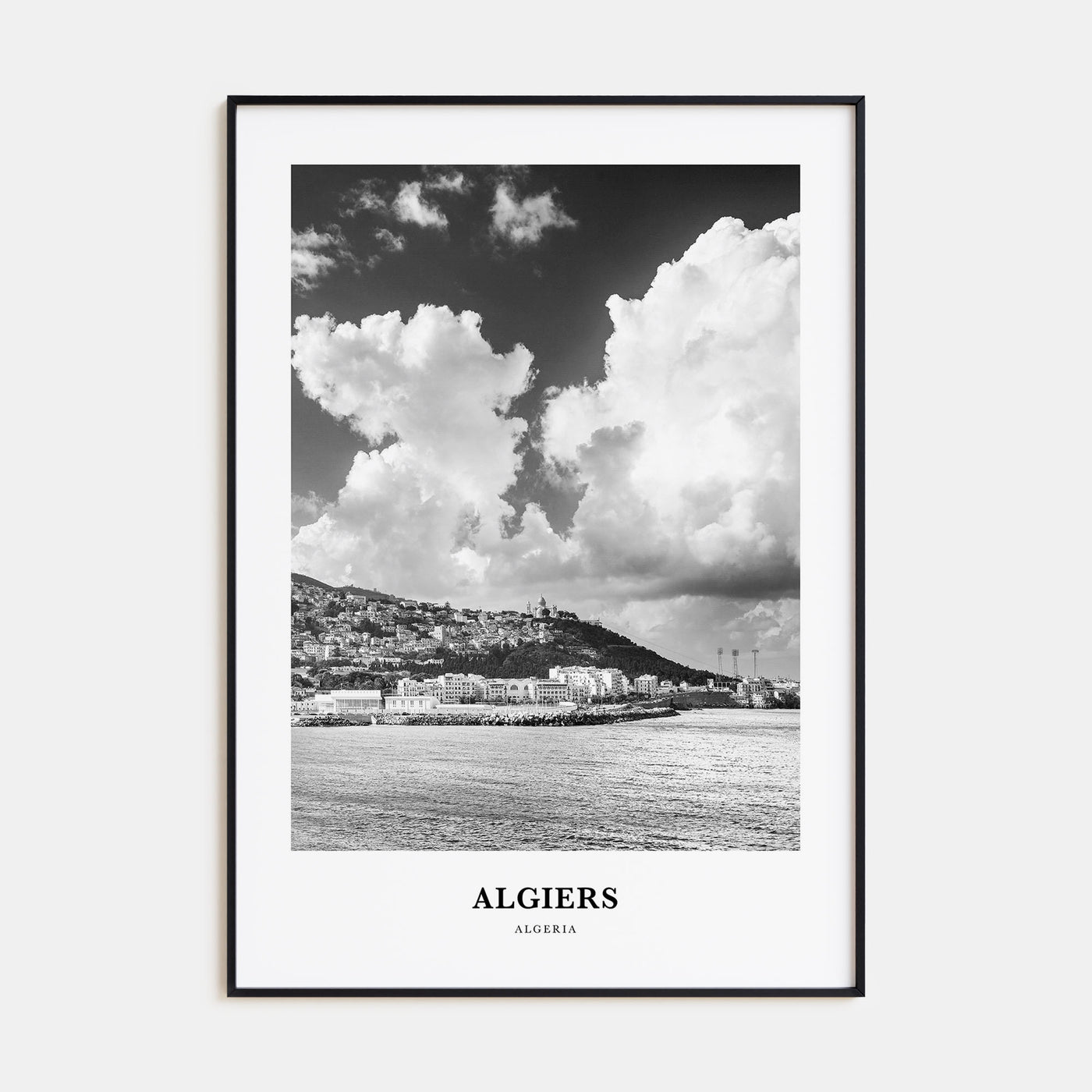 Algiers Portrait B&W Poster