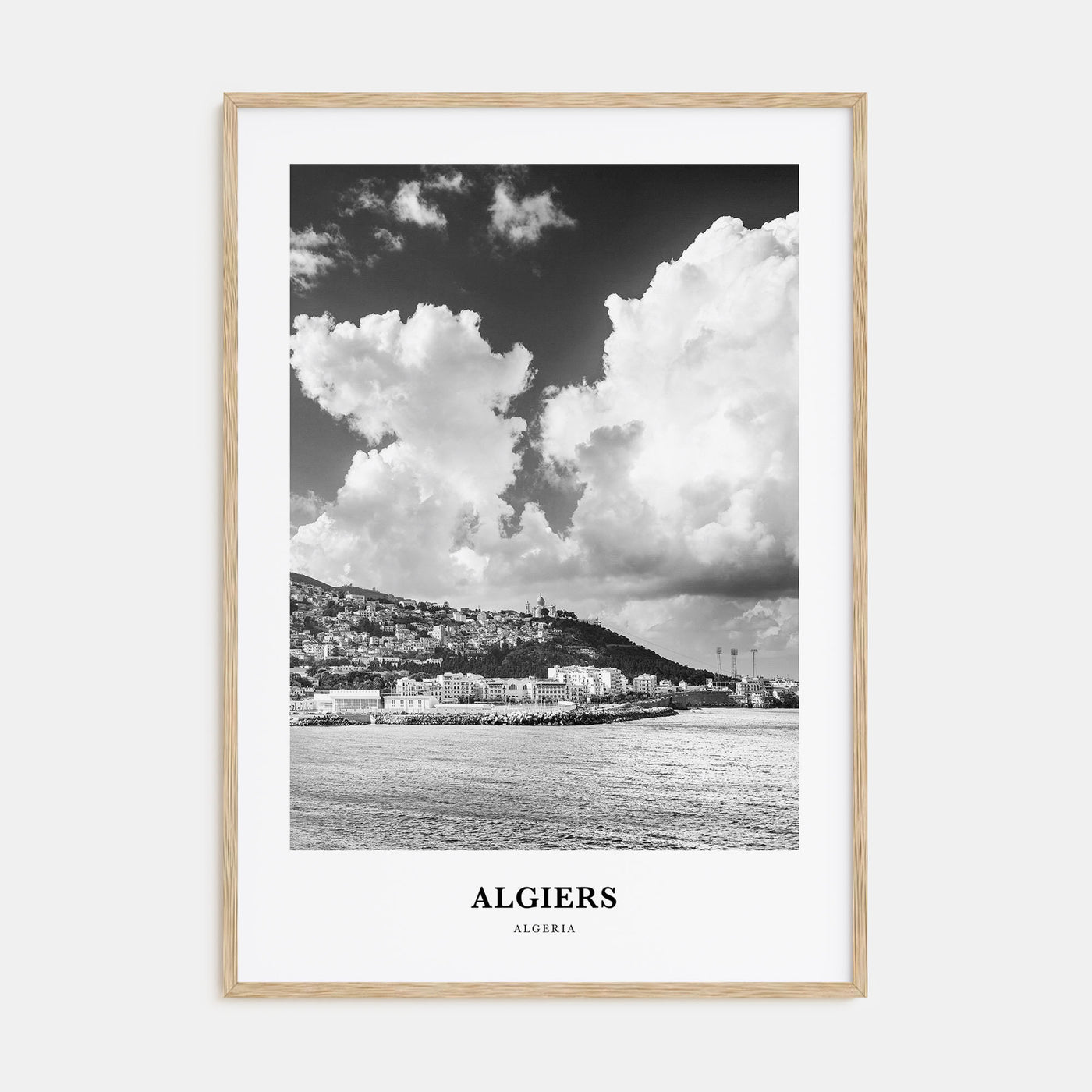Algiers Portrait B&W Poster