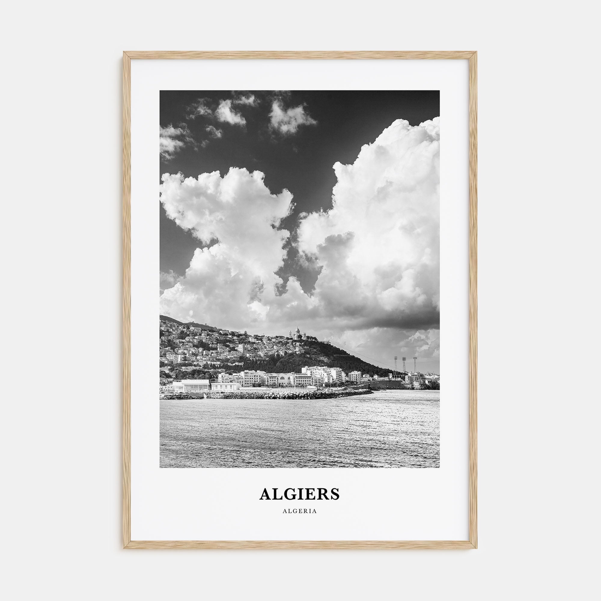 Algiers Portrait B&W Poster