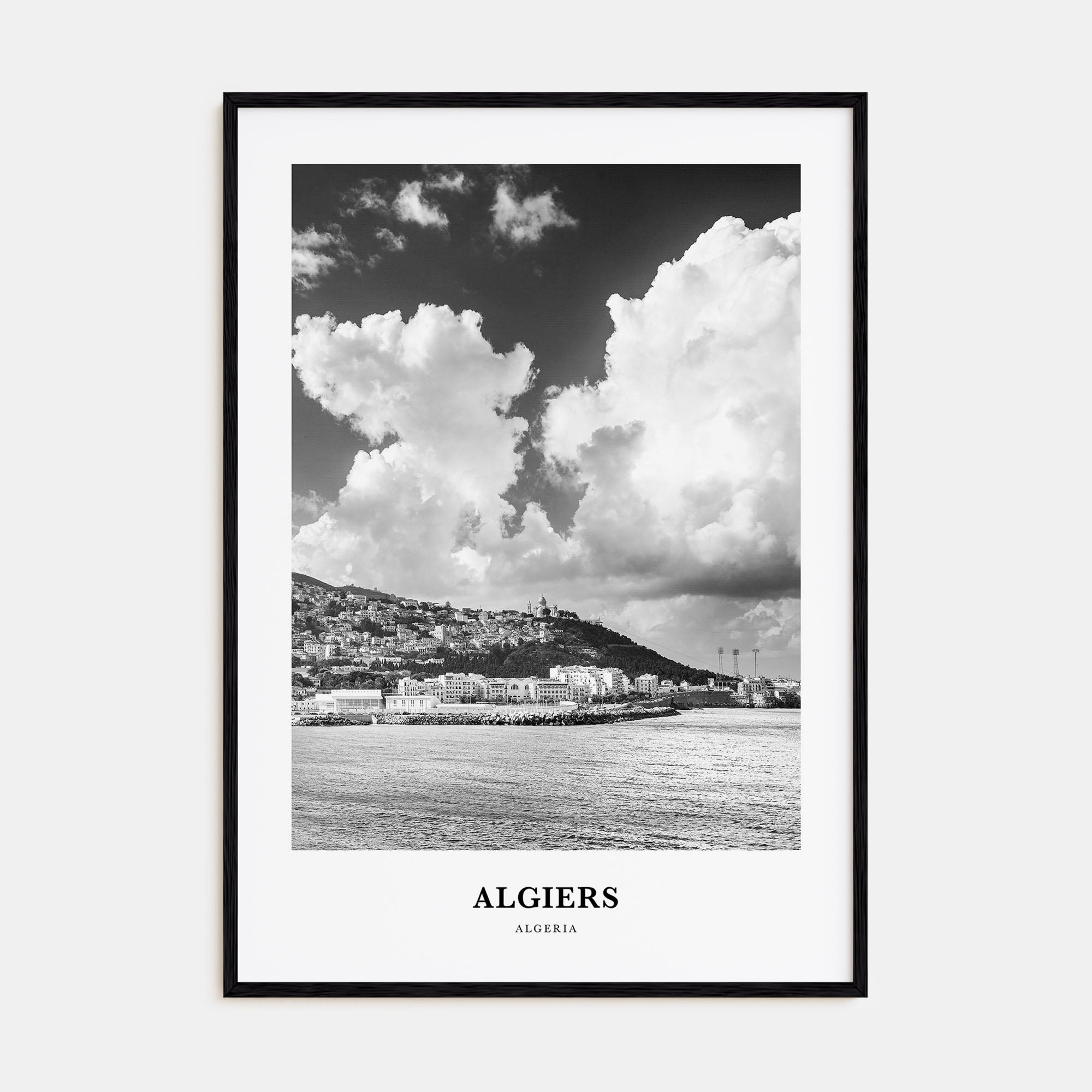Algiers Portrait B&W Poster
