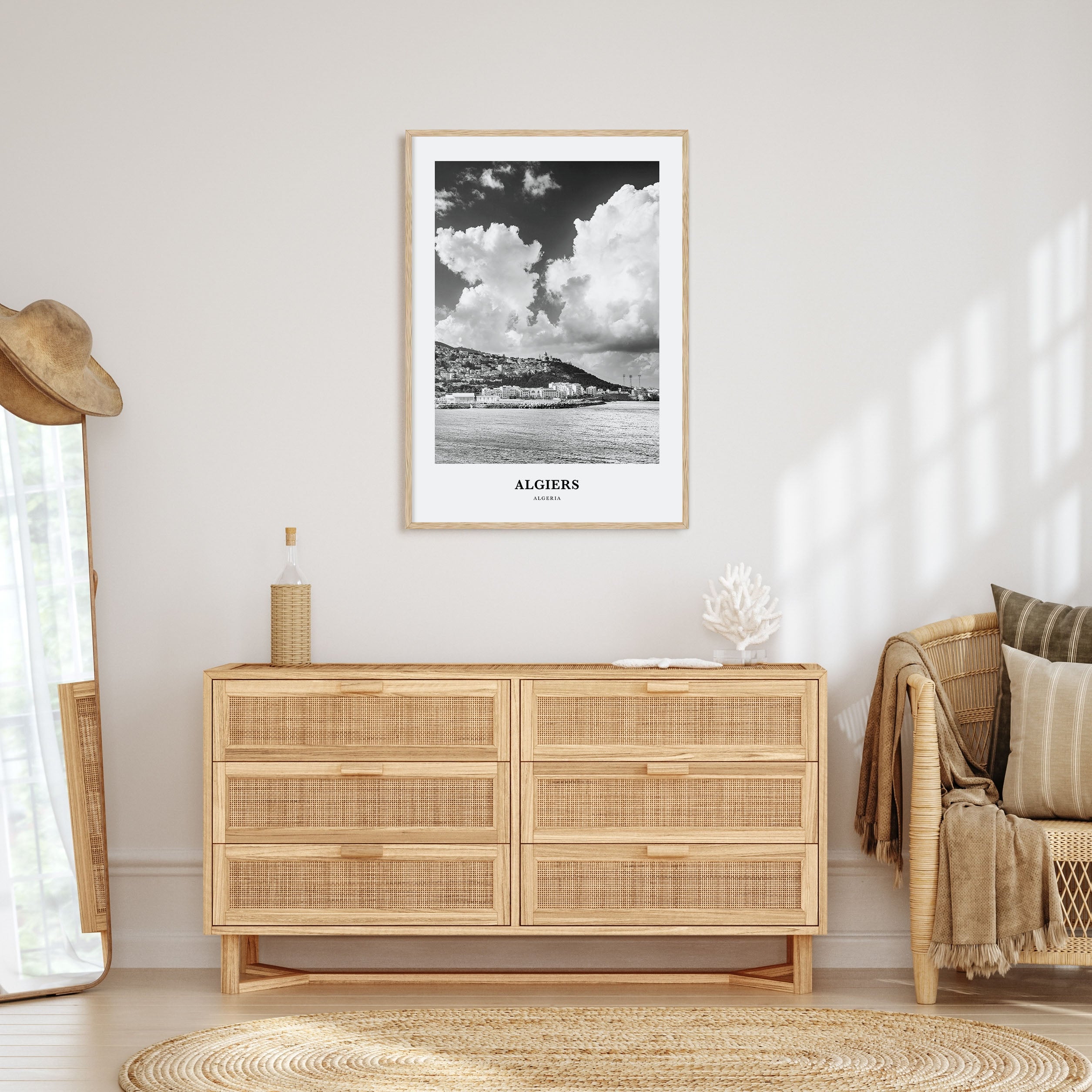 Algiers Portrait B&W Poster