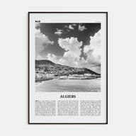 Algiers Travel B&W Poster