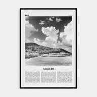 Algiers Travel B&W Poster