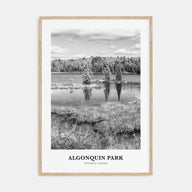 Algonquin Park Portrait B&W Poster