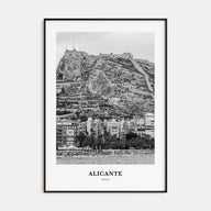 Alicante Portrait B&W Poster