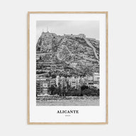 Alicante Portrait B&W Poster