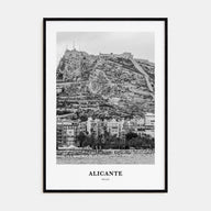Alicante Portrait B&W Poster