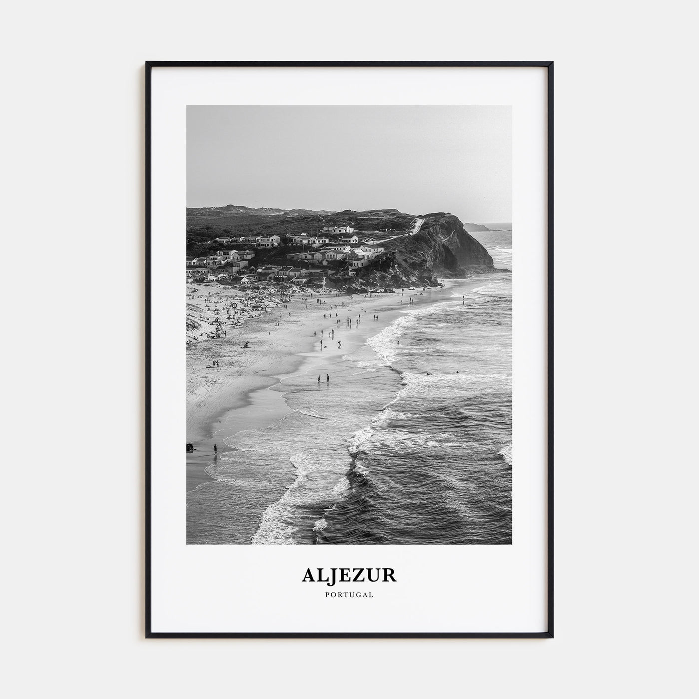 Aljezur Portrait B&W Poster