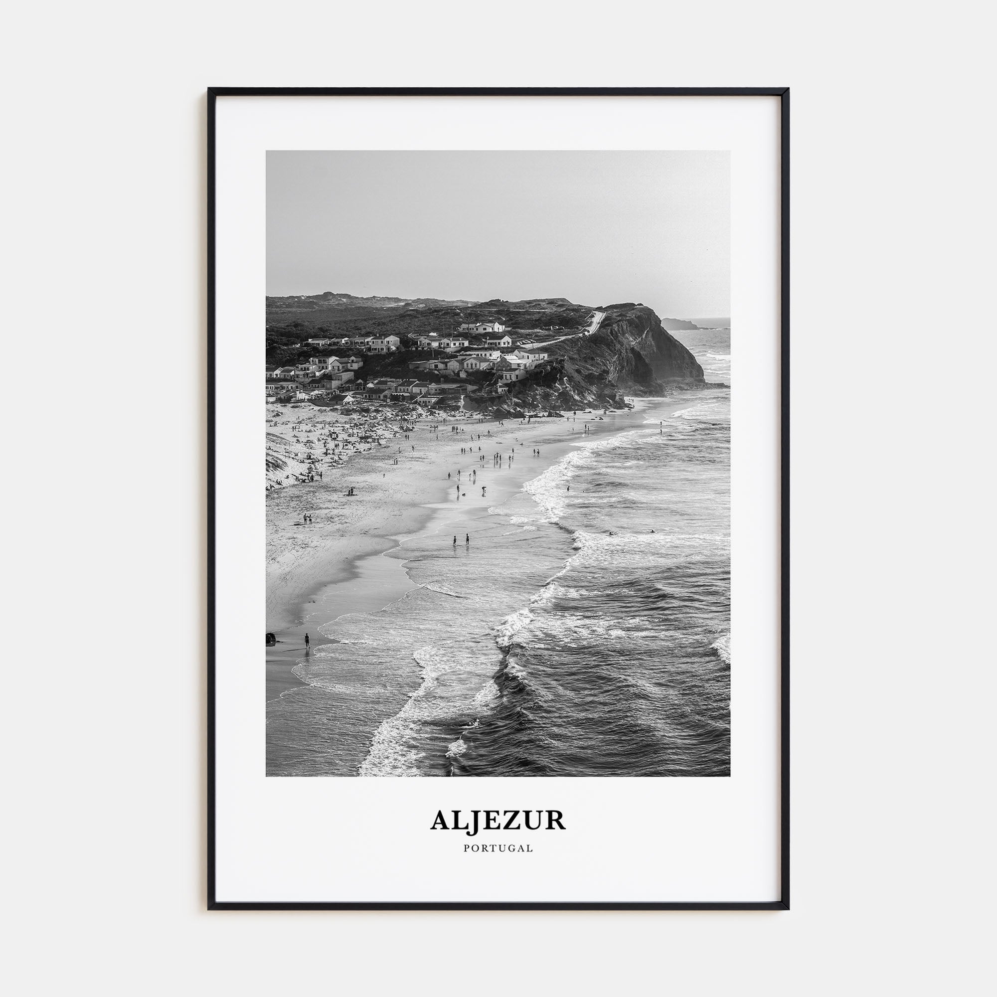 Aljezur Portrait B&W Poster