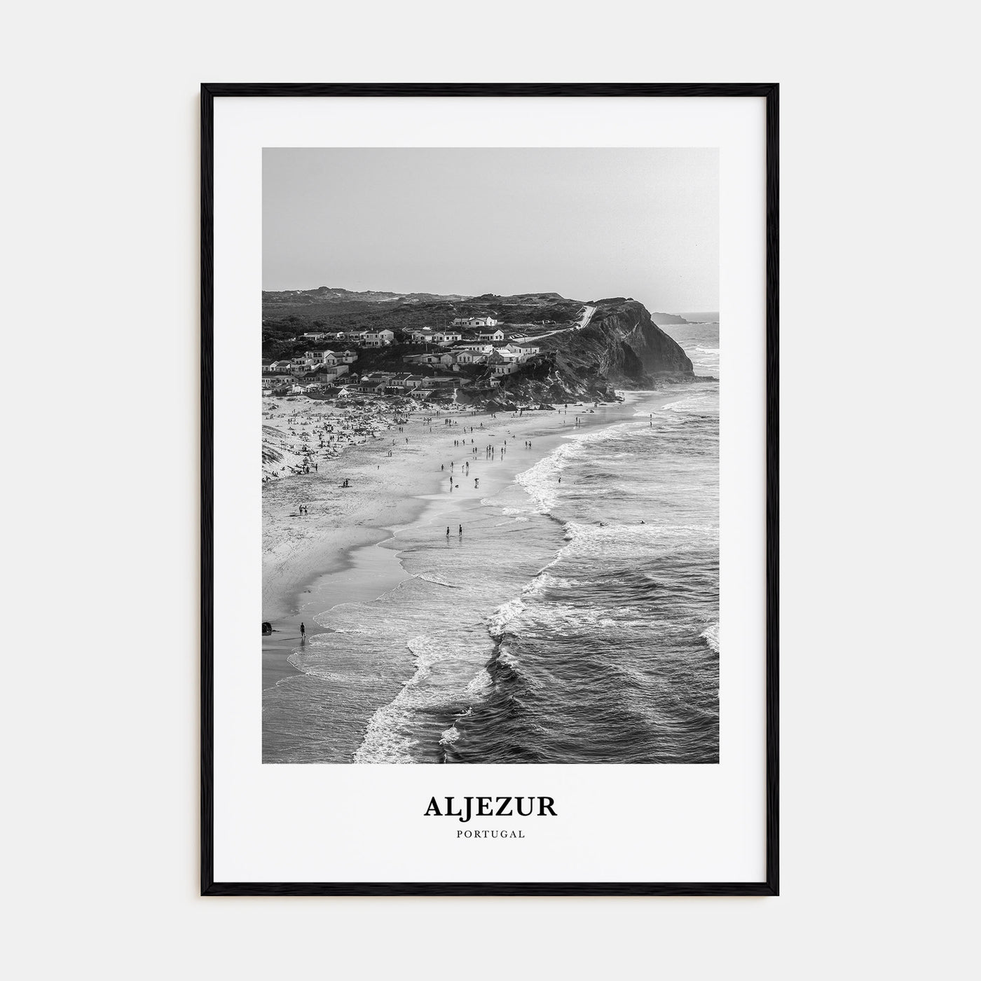 Aljezur Portrait B&W Poster