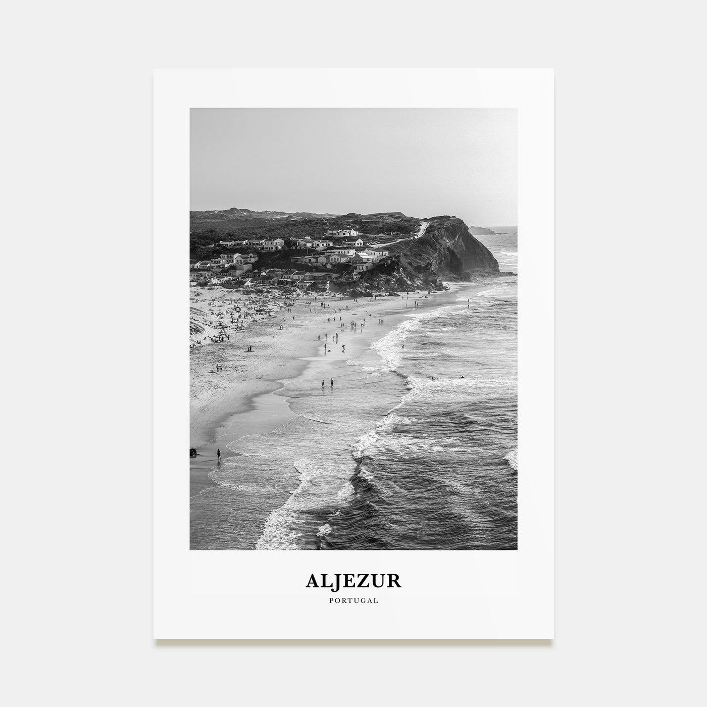 Aljezur Portrait B&W Poster