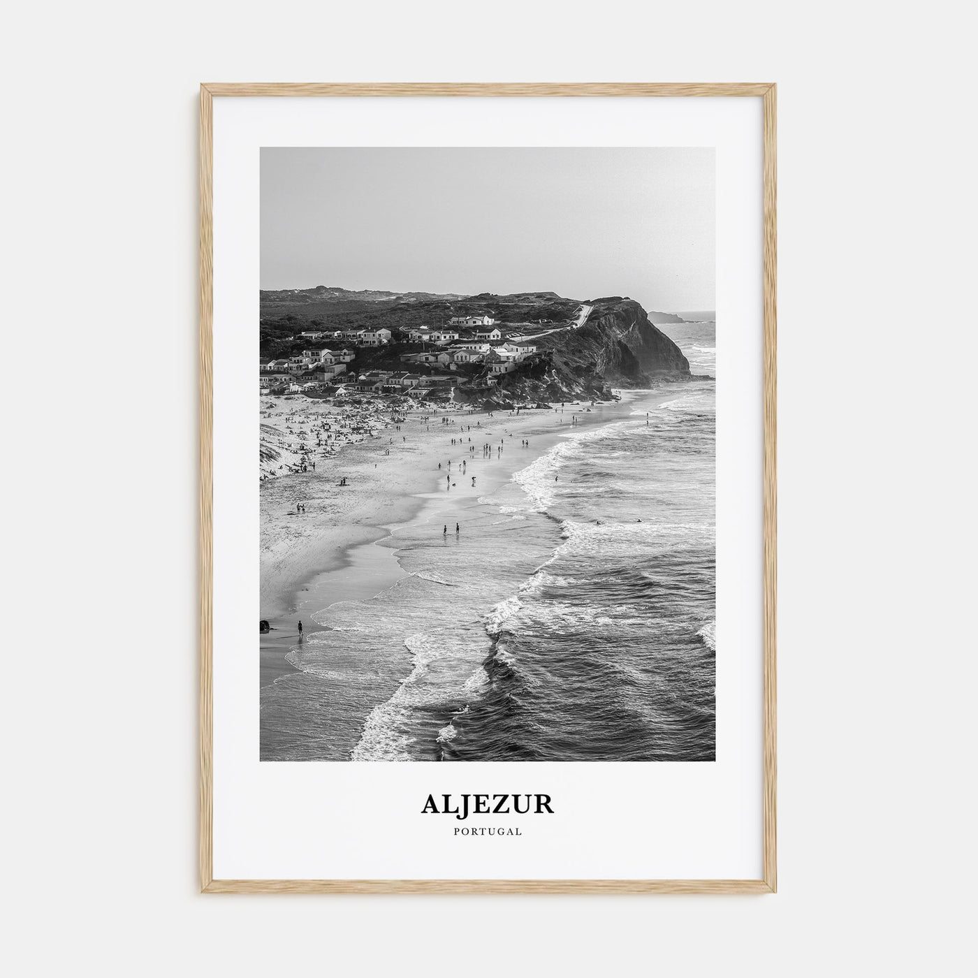 Aljezur Portrait B&W Poster