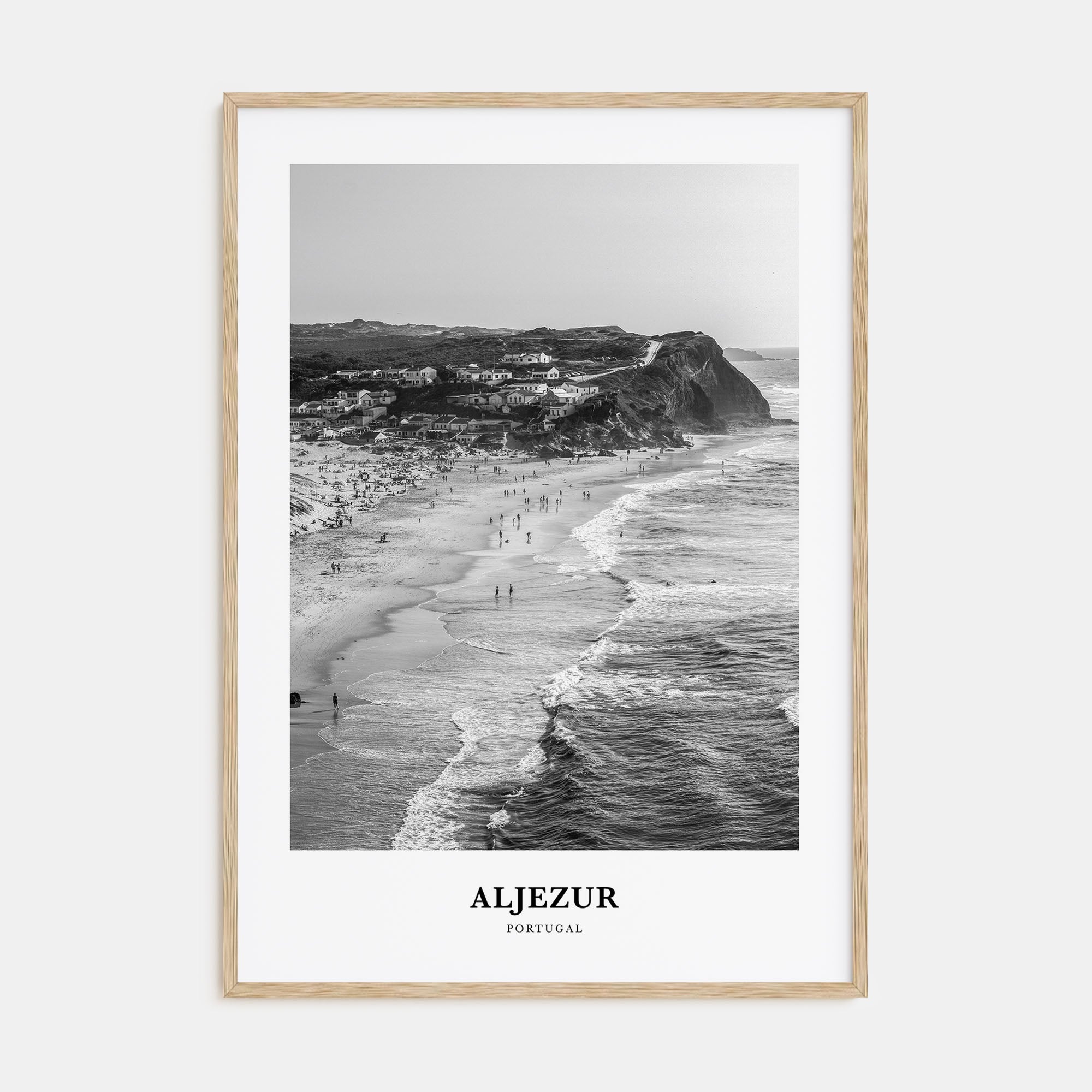 Aljezur Portrait B&W Poster