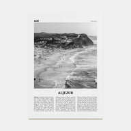 Aljezur Travel B&W Poster