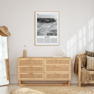 Aljezur Travel B&W Poster