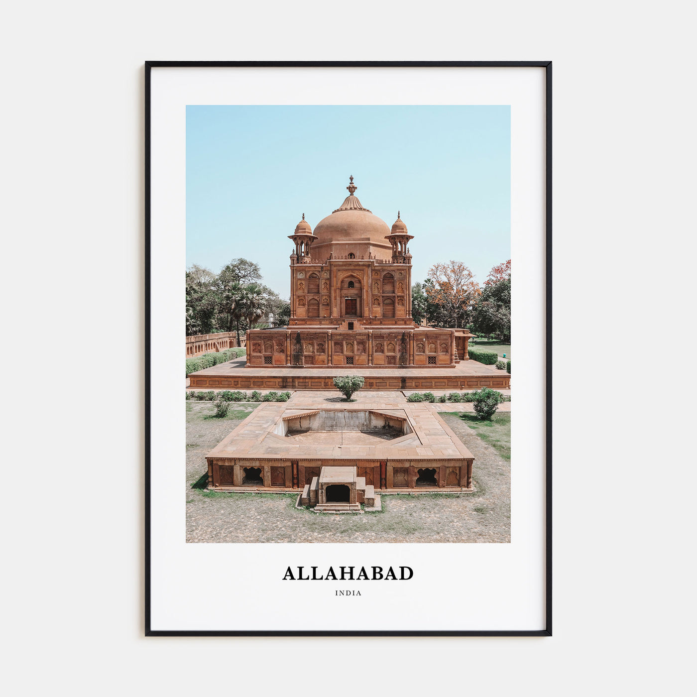 Allahabad Portrait Color Poster