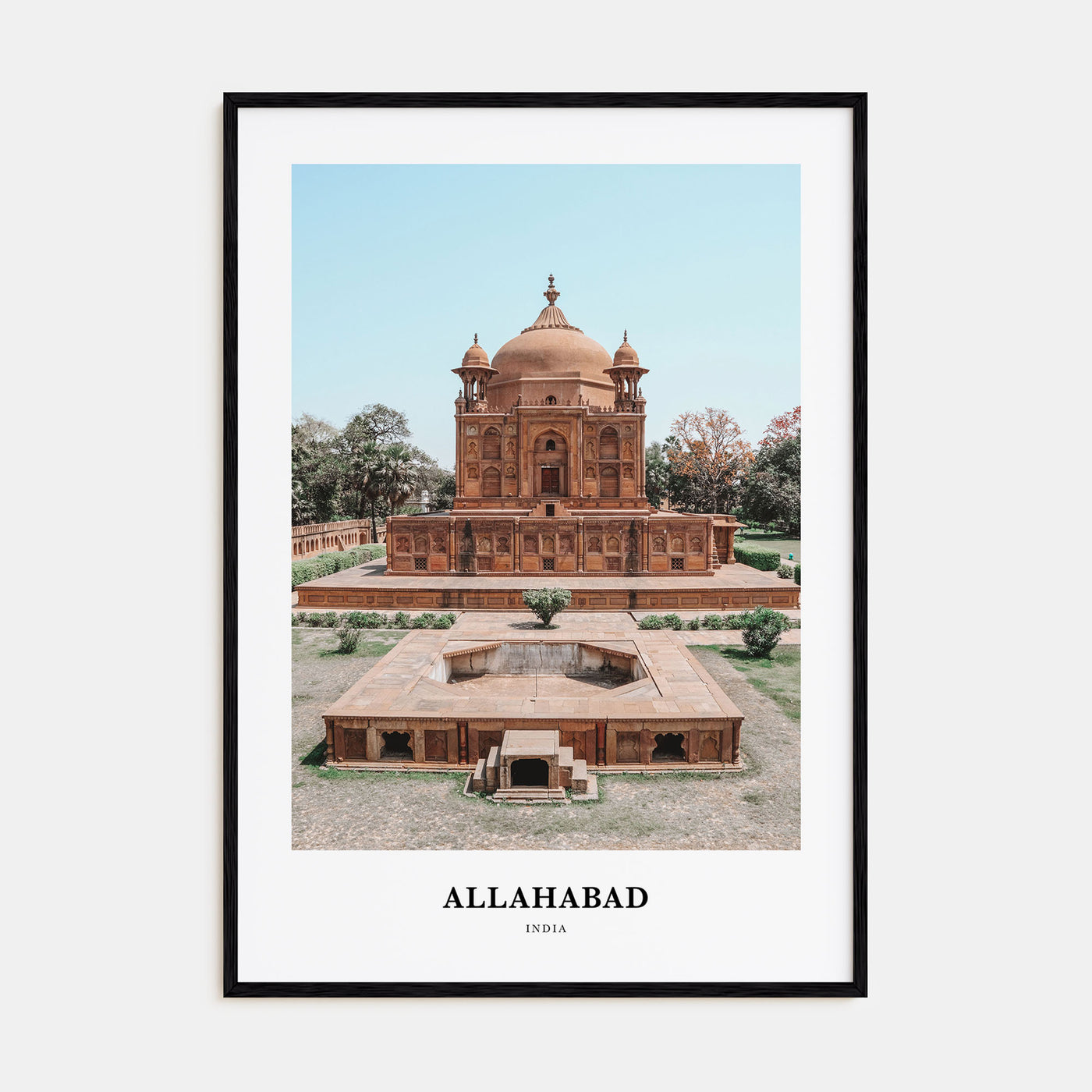 Allahabad Portrait Color Poster