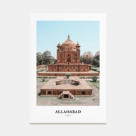 Allahabad Portrait Color Poster