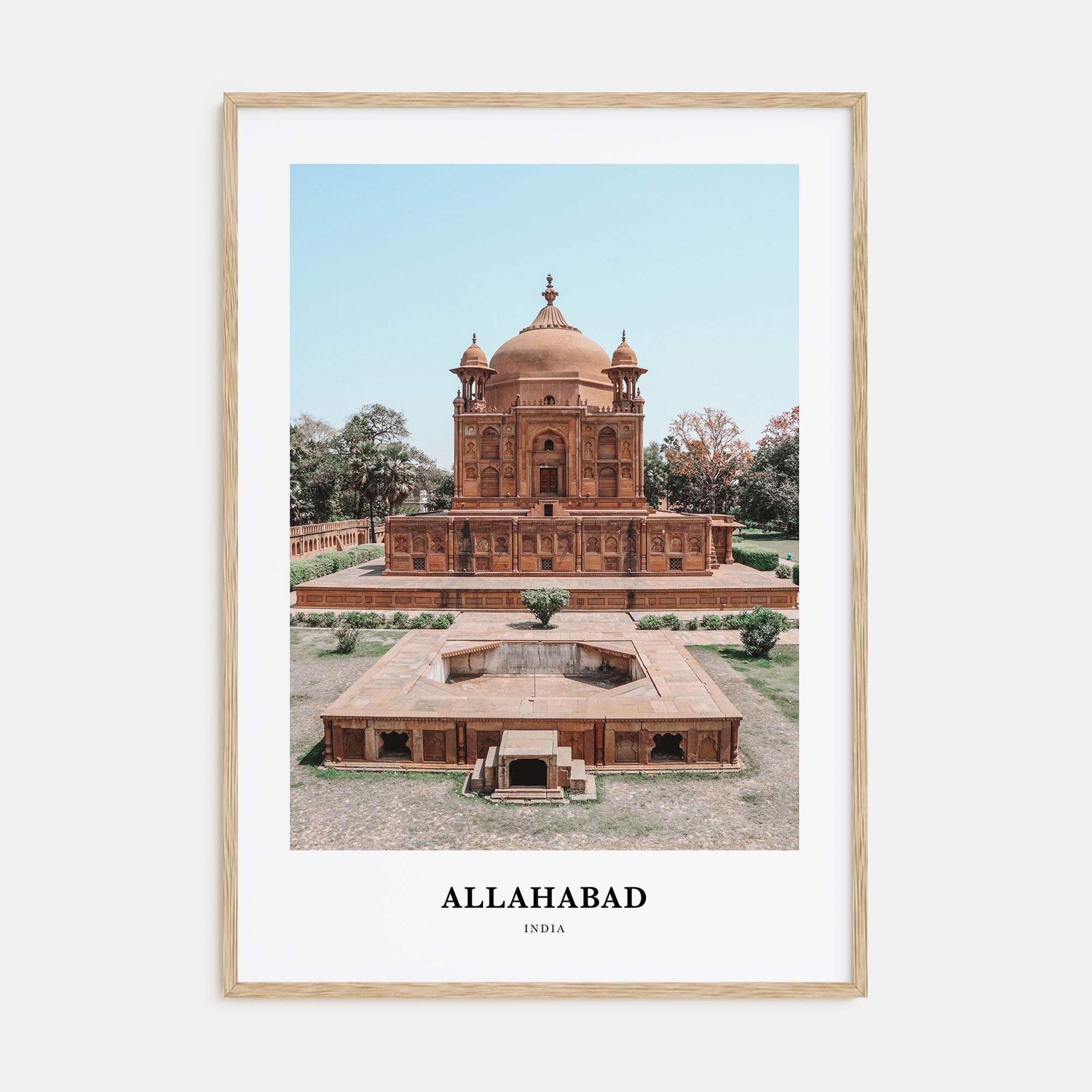 Allahabad Portrait Color Poster