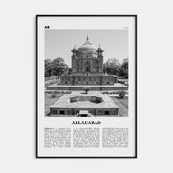 Allahabad Travel B&W Poster