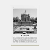 Allahabad Travel B&W Poster