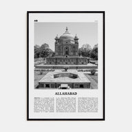 Allahabad Travel B&W Poster