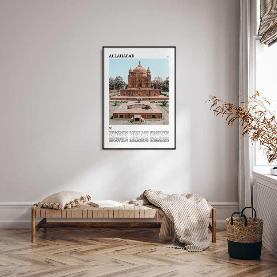 Allahabad Travel Color Poster