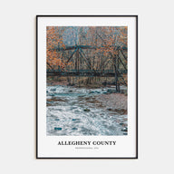 Allegheny County Portrait Color Poster