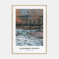Allegheny County Portrait Color Poster