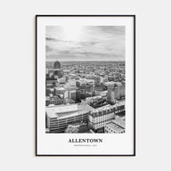 Allentown Portrait B&W Poster