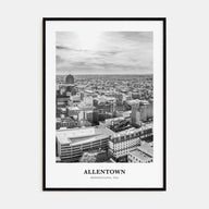 Allentown Portrait B&W Poster