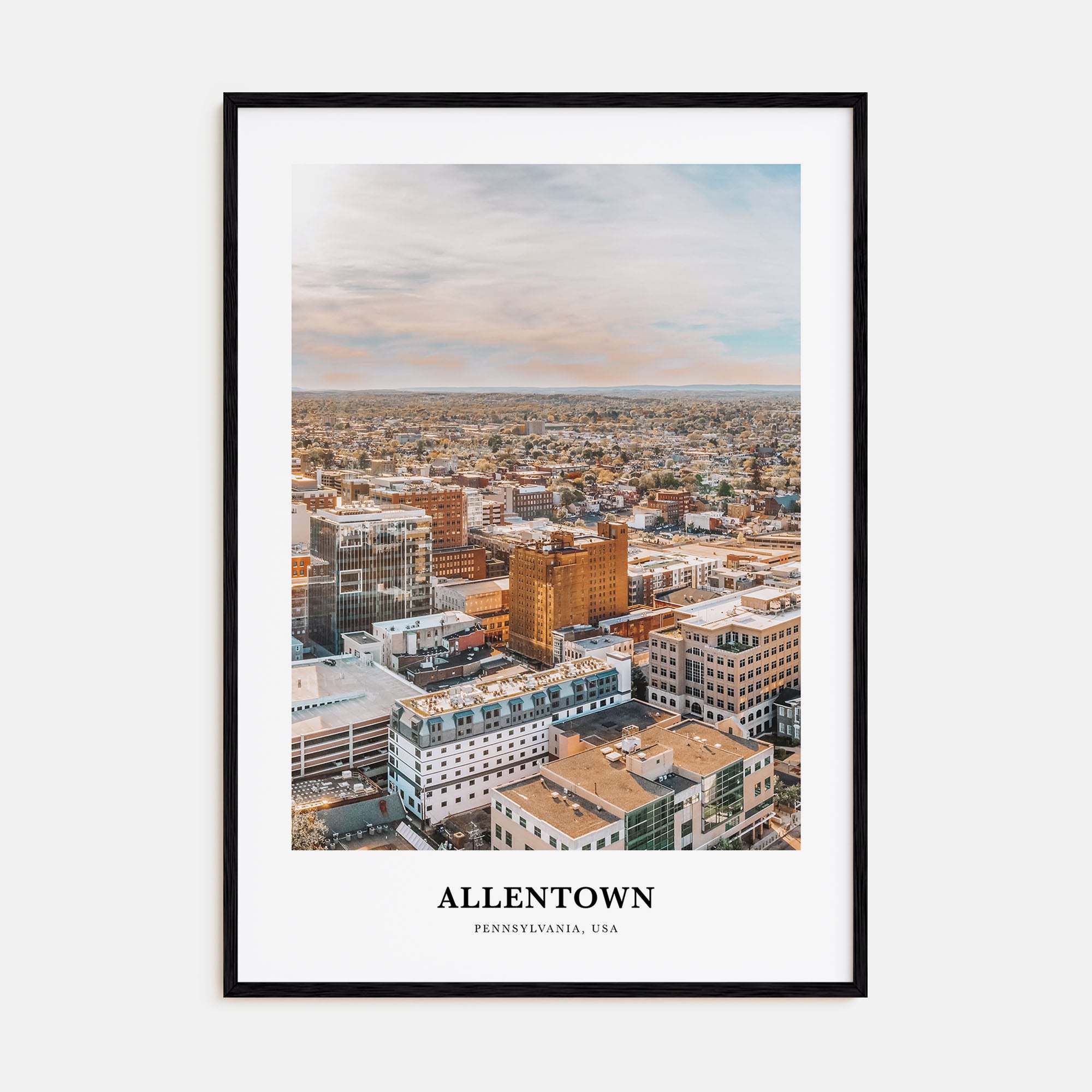 Allentown Portrait Color Poster