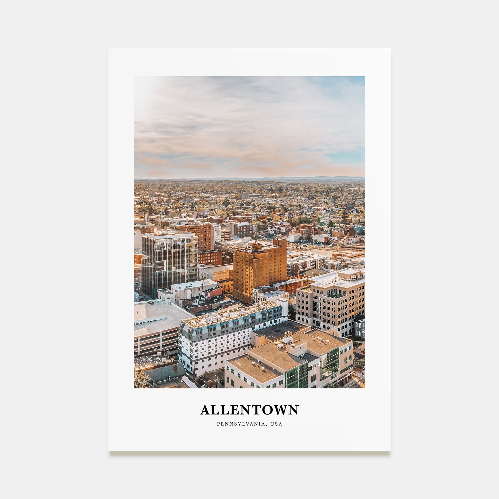 Allentown Portrait Color Poster