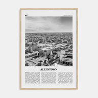 Allentown Travel B&W Poster