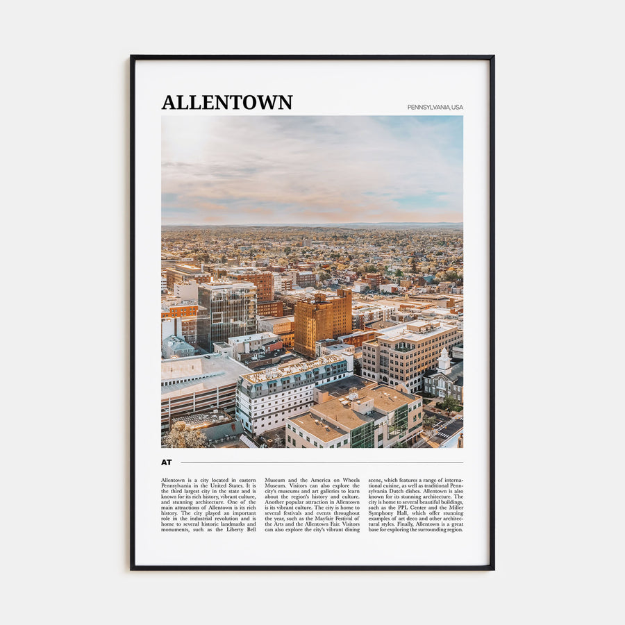 Allentown Travel Color Poster