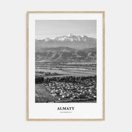 Almaty Portrait B&W Poster