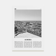 Almeria Travel B&W Poster