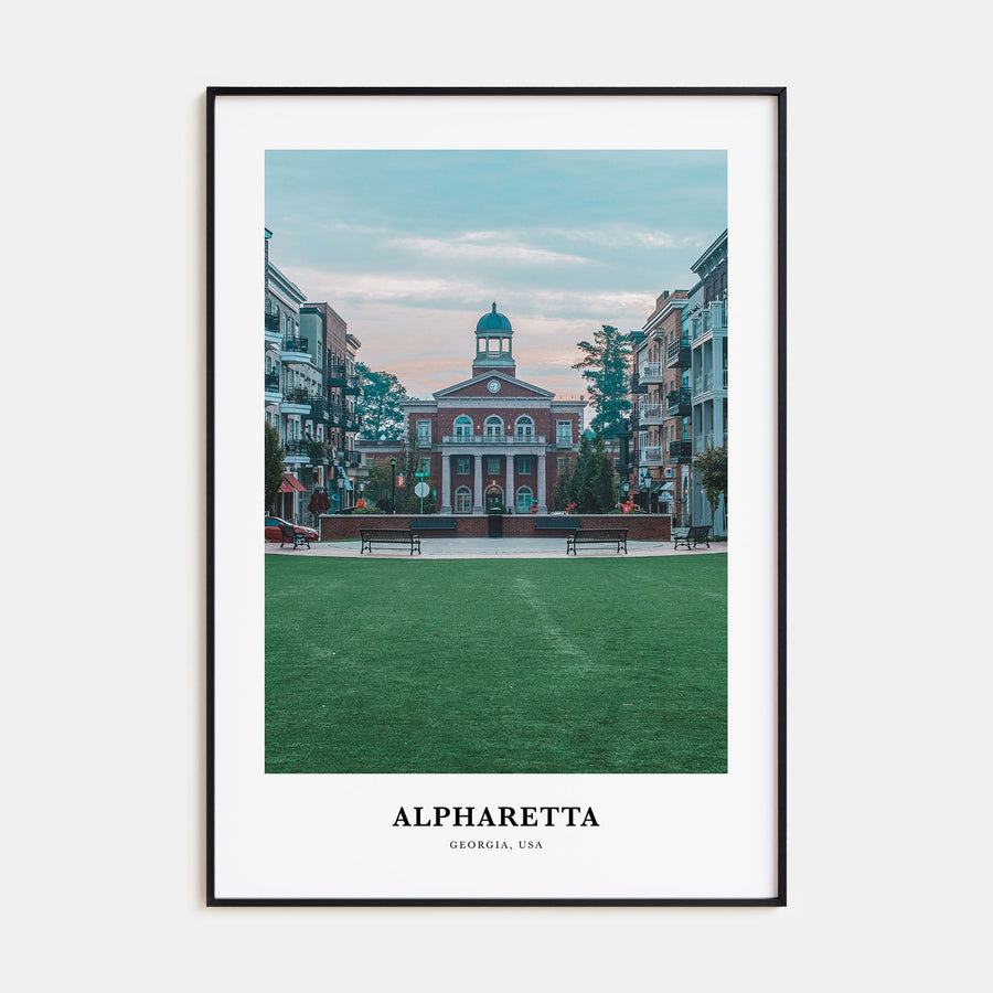 Alpharetta Portrait Color Poster