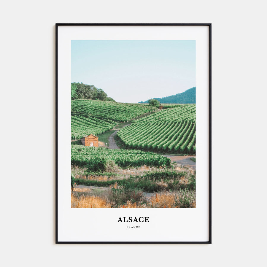 Alsace Portrait Color Poster