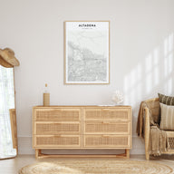 Altadena Map Portrait Poster