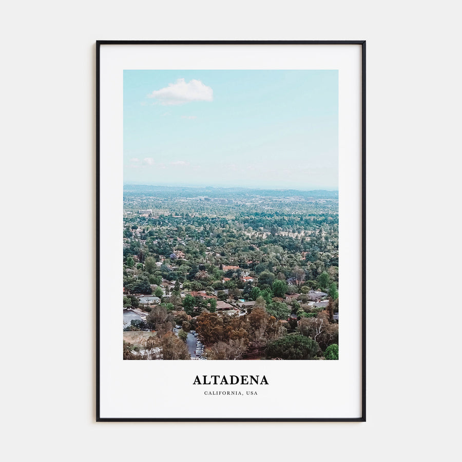Altadena Portrait Color Poster
