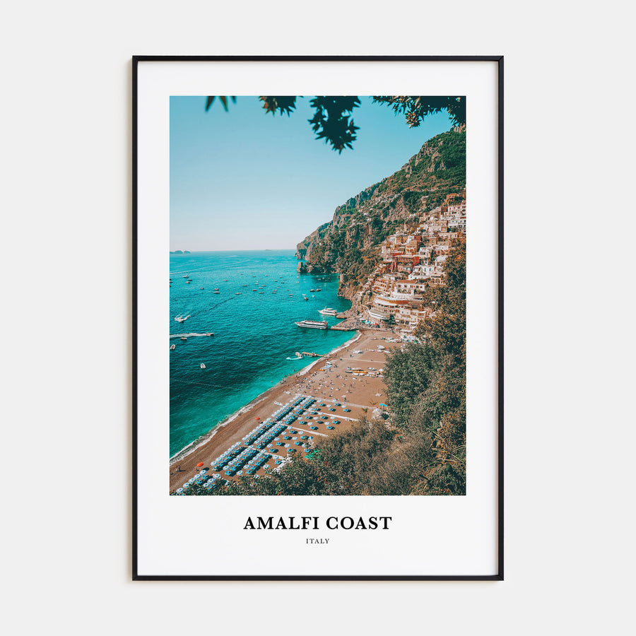 Amalfi Coast Portrait Color Poster