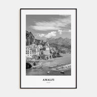 Amalfi Portrait B&W No 1 Poster
