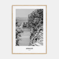 Amalfi Portrait B&W No 2 Poster