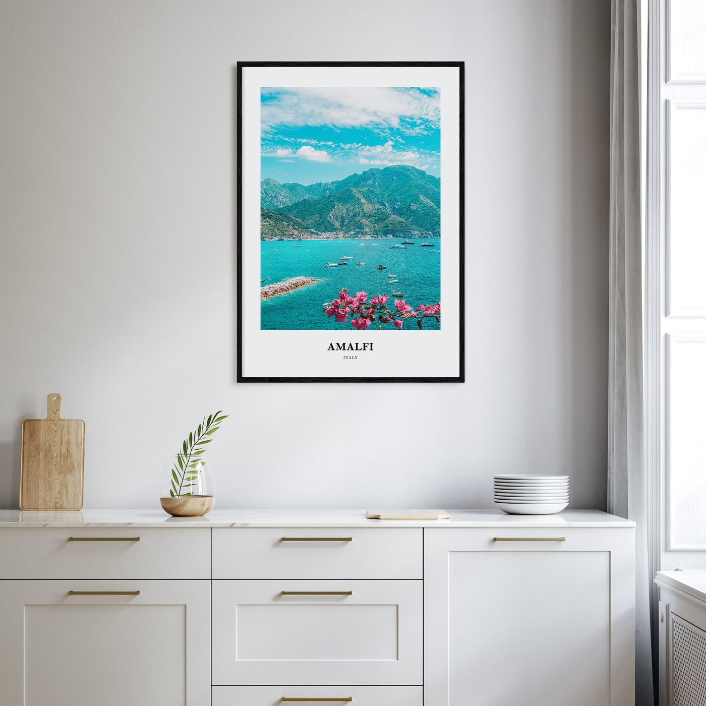 Amalfi Portrait Color Poster