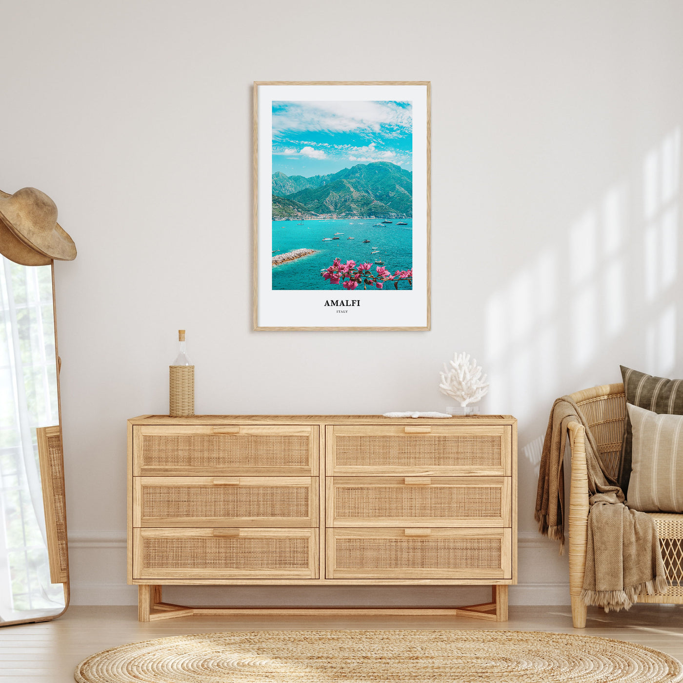 Amalfi Portrait Color Poster