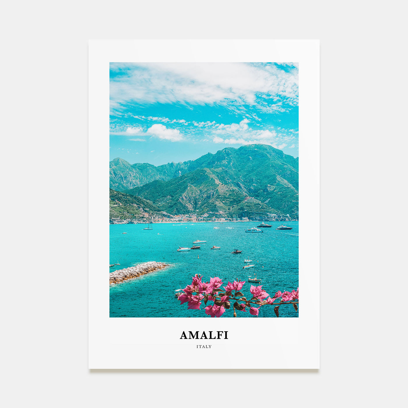 Amalfi Portrait Color Poster