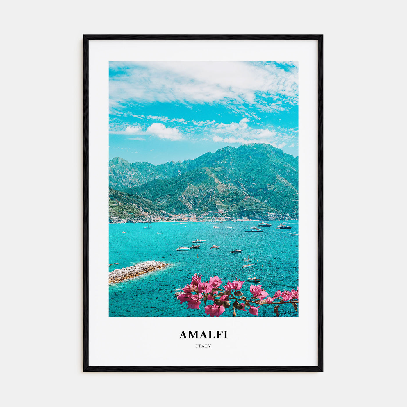 Amalfi Portrait Color Poster