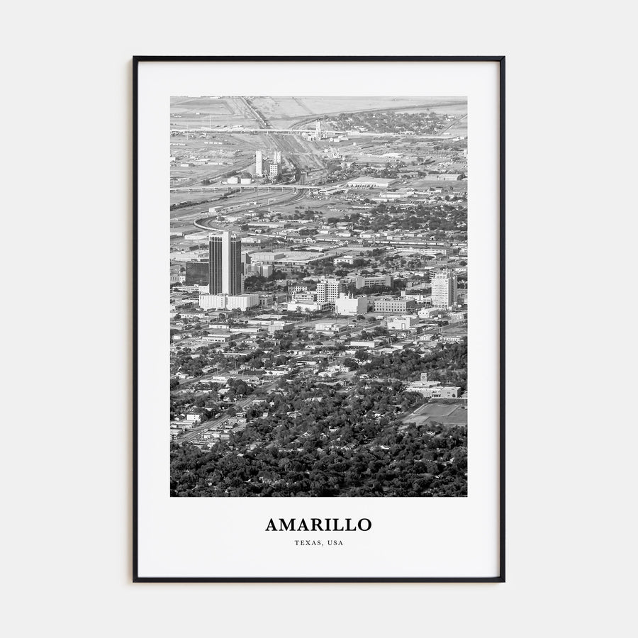 Amarillo Portrait B&W Poster