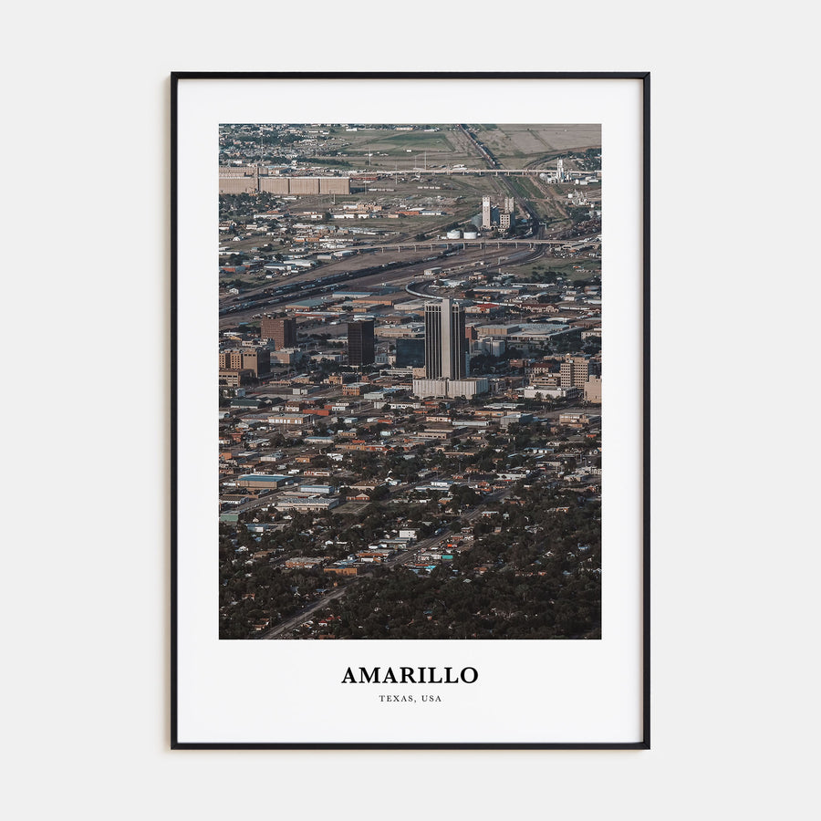 Amarillo Portrait Color Poster